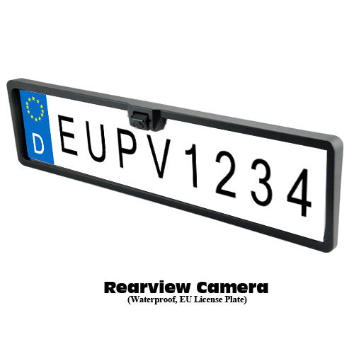 Rearview Camera - Waterproof, EU License Plate