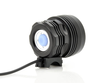 Bicycle Light + Headlight - 7x Cree XM-L2 T6, 2100 Lumen Cool White Beam, IPX6 Water Resistant