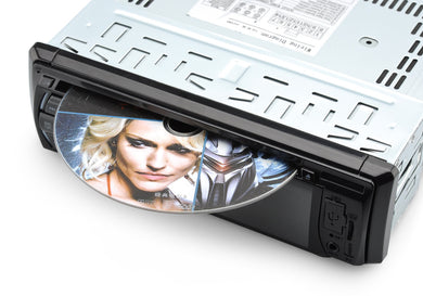 1 DIN 3 Inch TFT LCD Car DVD Player - 180Watt Output, Bluetooth, USB Port, SD Card Slot, Aux In