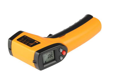 Non-Contact Infrared Thermometer – Wide Temperature Measuring Range of Minus 50°C To 380°C, LCD Screen, Backlight