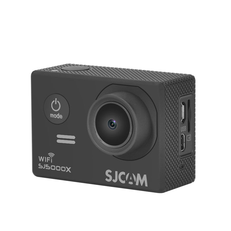 SJCAM SJ5000X Elite Edition Action Camera - Gyro Sensor, 4K, Wi-Fi, Loop Recording, WDR, 170 Degree Lens (Black)