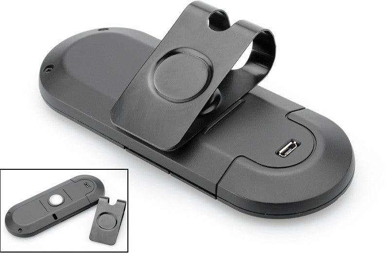 Bluetooth Hands Free Car Kit - Hi-Fi Speaker, 16 Hours Talk Time, DSP Noise Suppression