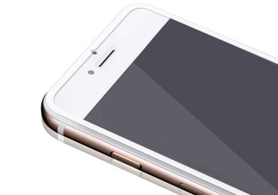 Glass Screen Protector For iPhone 6 And iPhone 6S - H9, 0.3mm Thin (White Border)