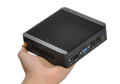 J1900 Windows Mini PC - Windows 10 Pro, 1080P, Wi-Fi, Intel Celeron J1900 Processor, 4GB RAM + 64GB ROM, 4 USB Ports, HDMI
