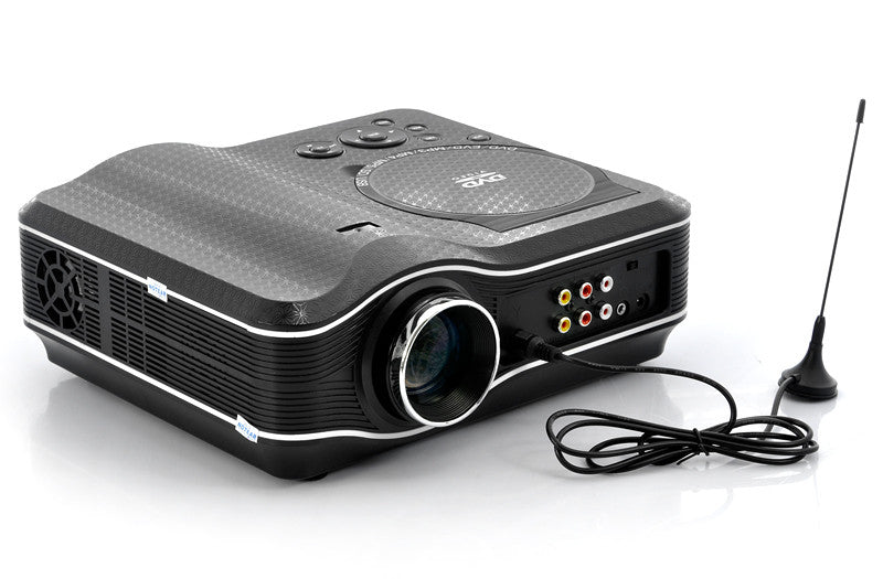 DVD Projector with DVD Player Built In - DVD Player Projector Combo, LED, 800x600, 30 Lumens, 100:1 Contrast