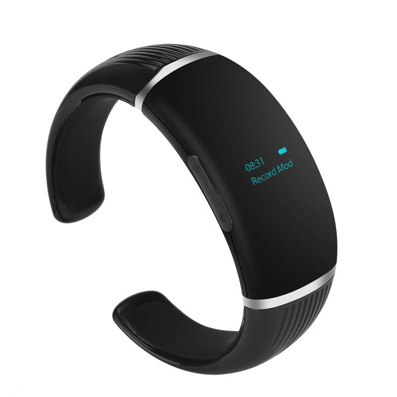 Digital Bracelet Recorder - MP3, 8GB, OLED Display, One-key Playing + Recording