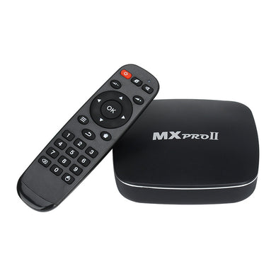 MX Pro II Android TV Box - 4K, Amlogic S905 Quad Core CPU, Bluetooth 4.0, Android 5.1, Kodi 15.2