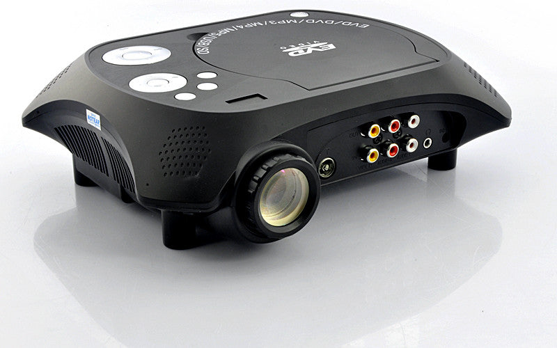 LED Multimedia Projector with DVD Player - 480x320, 20 Lumens, 100:1