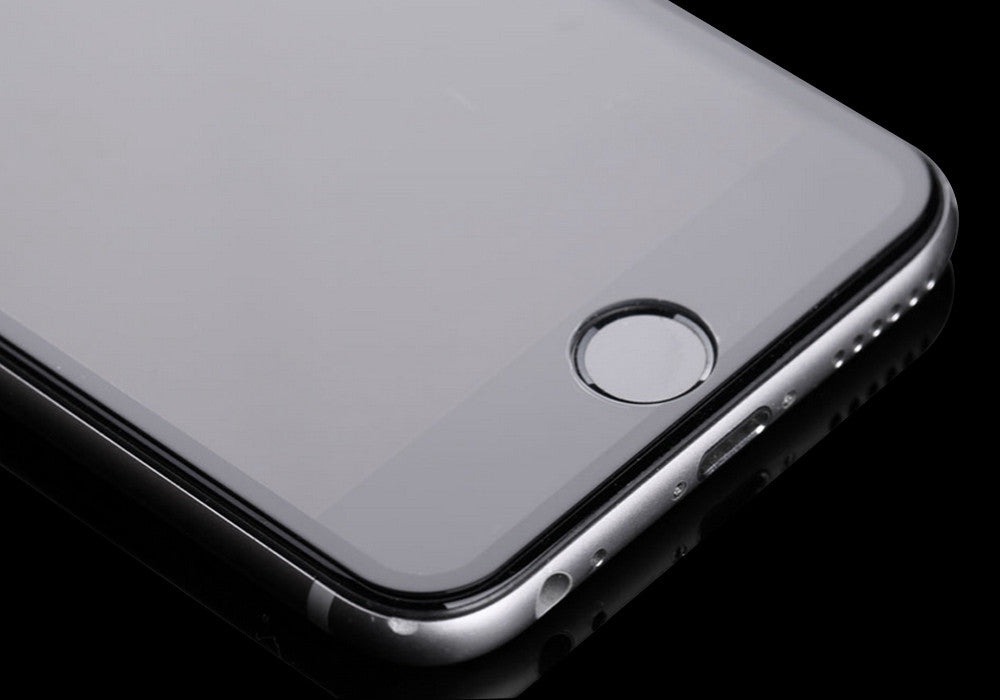 Glass Screen Protector For iPhone 6 And iPhone 6S  - 0.3mm Ultra Slim, Super Hard H9 (Black Border)