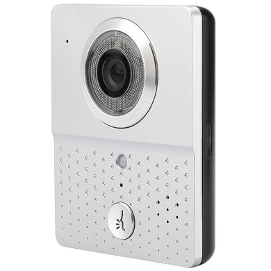 Wi-Fi Video Door Intercom + Door Bell - Night Vision, iOS + Android App, Remote Door Unlock, Motion Detection, Video Recording