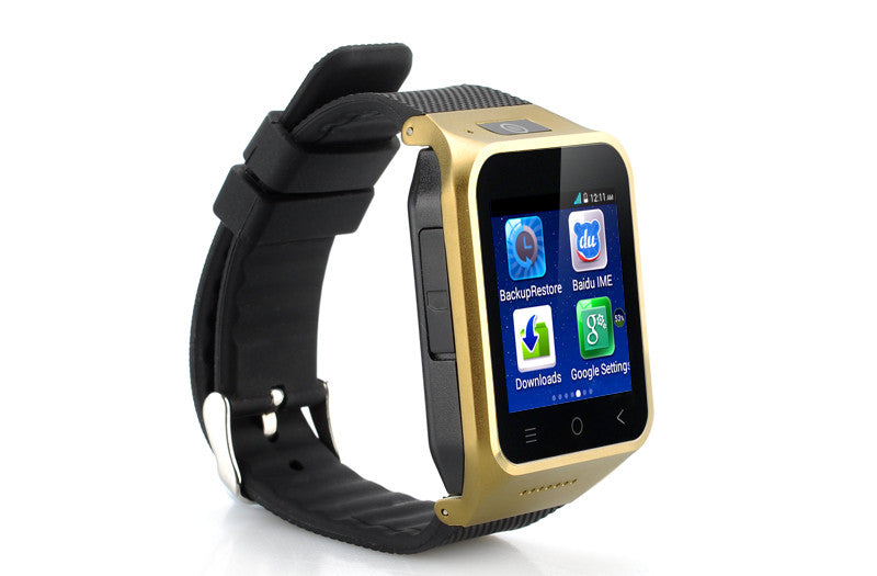 ZGPAX S8 Android 4.4 Smartwatch Phone - 1.54 Inch Display, Dual Core CPU, 4GB Internal Memory, 2 Megapixel Camera, 3G (Golden)