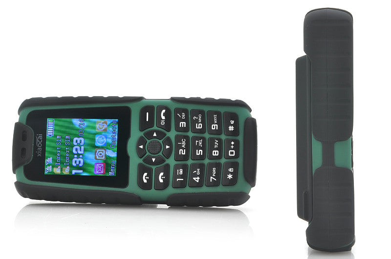 Xiaocai X6 Phone - 5000mAh Battery, Power Bank Function (Green)