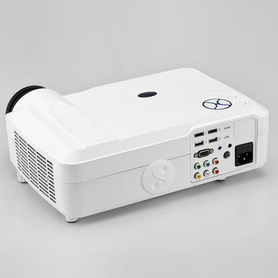 3800 Lumens HD LED Projector - 1280x768 DPI Resolution, 5.8 Inch LCD Panel, 2000:1 Contrast Ratio (White)