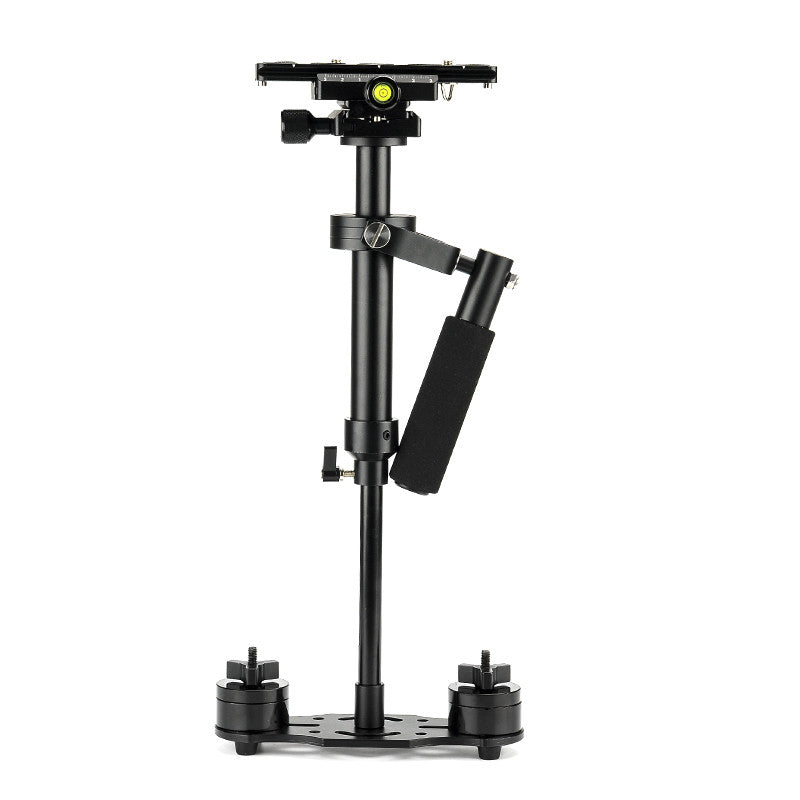 S40 Handheld Camera Stabilizer - Aluminum Alloy, Sprit level, Adjustable Mounts + Counter Weights, Length 23 To 40 CM
