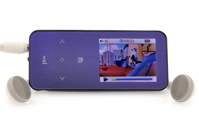ONN Q9 1.8 Inch LCD MP3 + MP4 Player - 4GB Internal Memory, Micro SD Card Slot