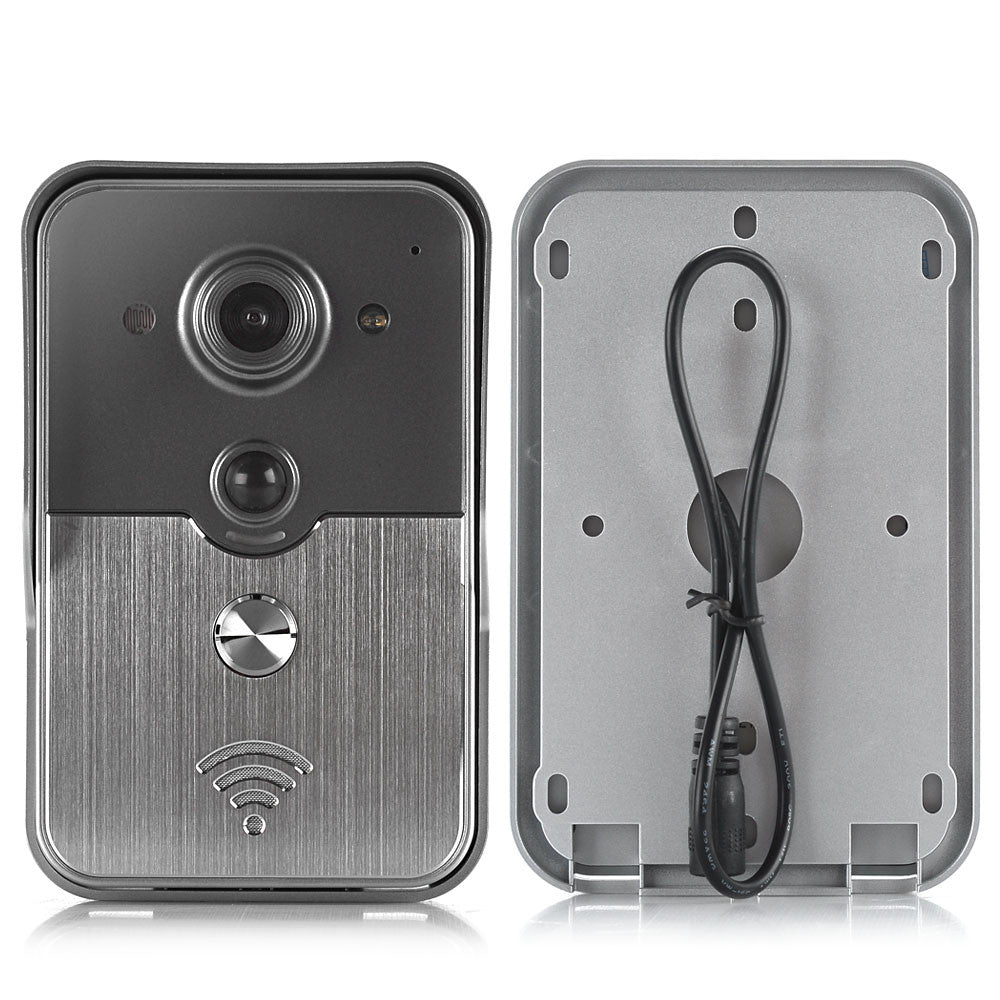 Video Door Intercom System - 1/4 Inch COMS Sensor, iOS + Android Support, Night Vision, POE, PIR Motion Detection
