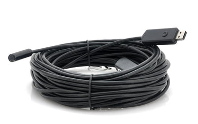 USB Inspection Camera - 15 Meter Cable, 4 LEDs, Waterproof