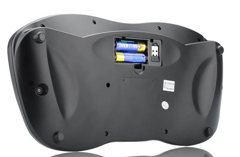 Wireless Keyboard With Trackball - QWERTY, Internet + Media Hotkeys, PC + Mac