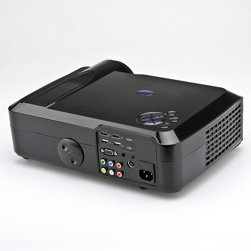 3500 Lumens Projector - 5.8 Inch LCD Panel, HDMI, 26 To 120 Inch Picture, 1280x768 Resolutions, 1000:1 Contrast Ratio (Black)